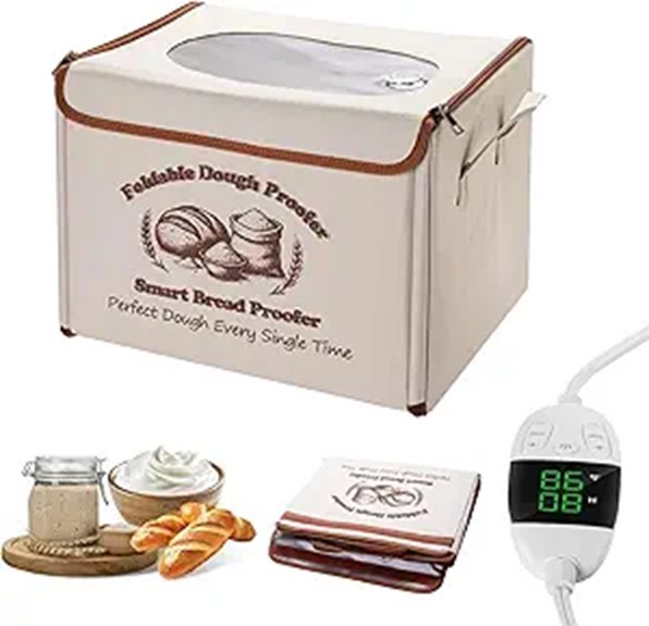 Foldable Bread Proofing Box with Temperature & Timer