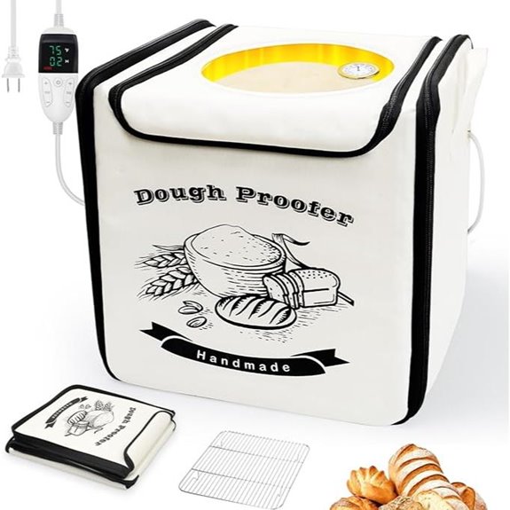 Homelove Folding Bread Proofing Box with Temp & Timer