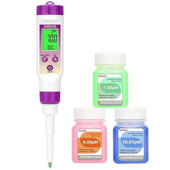 Digital pH Meter for Food and Fermentation Testing