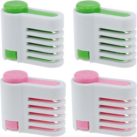 AYLIFU 4 Pack Adjustable Bread Slicer Set