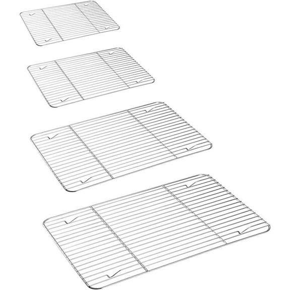 P&P CHEF Baking Cooling Rack Set (4-Piece)