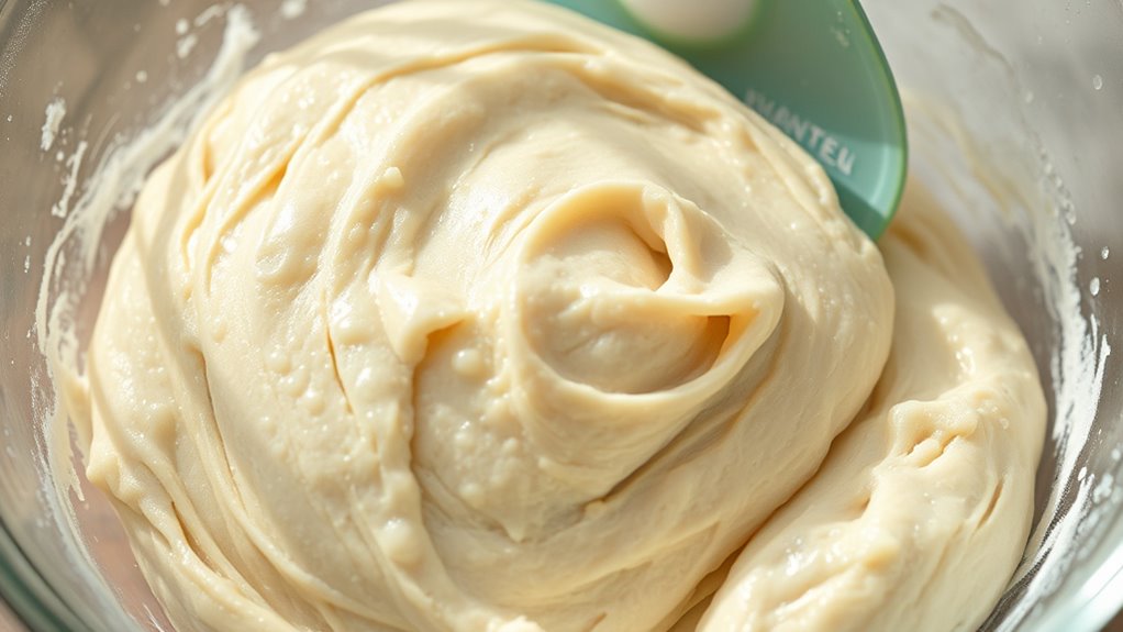 gentle handling enhances crumb