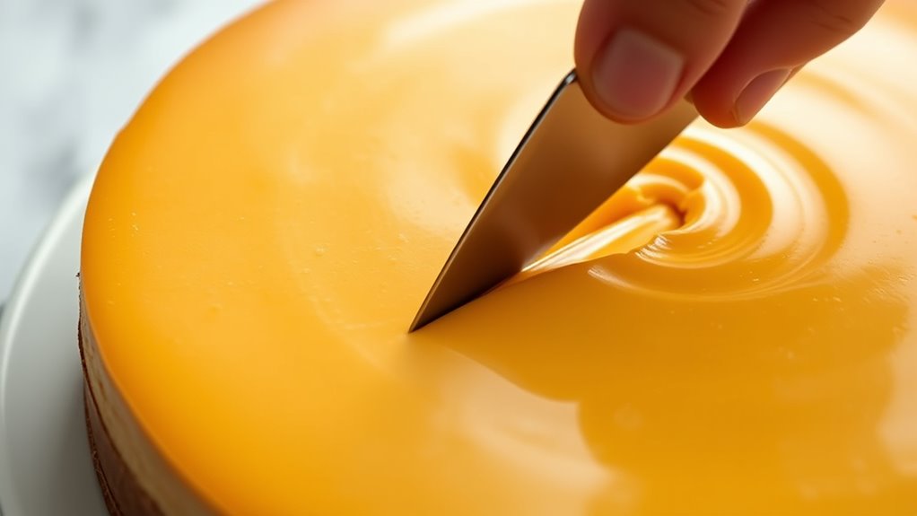 gentle steady slicing pressure