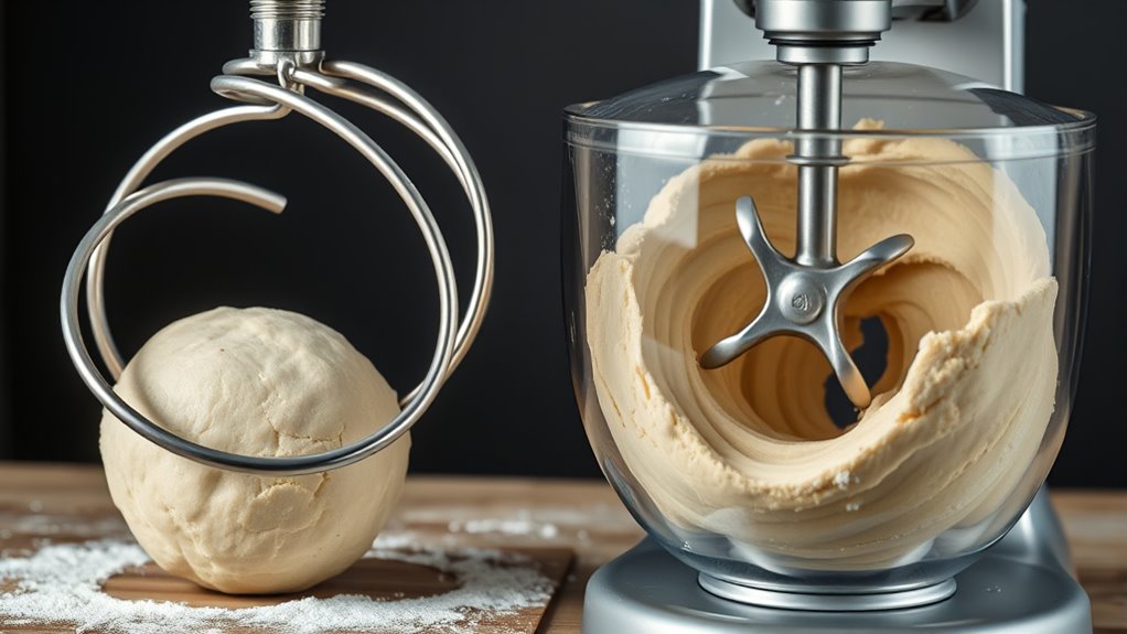 gentle uniform dough kneading
