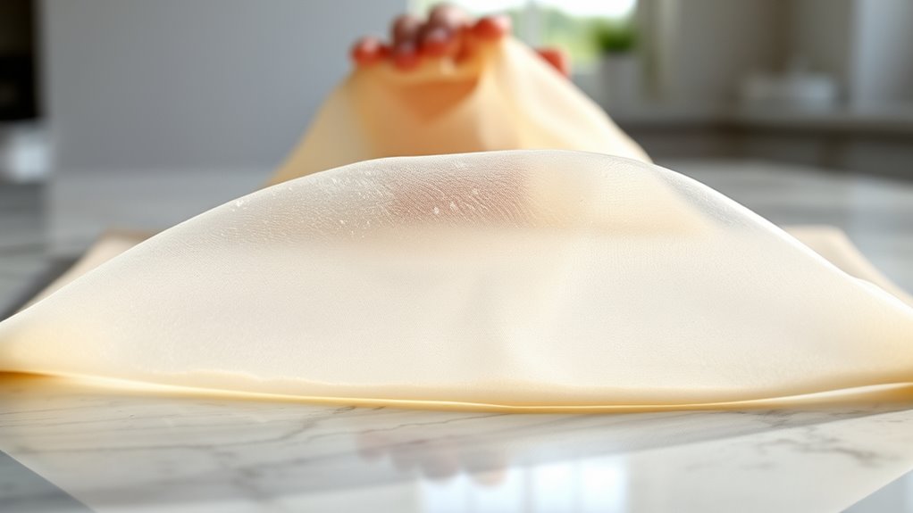 gently poke stretch tear