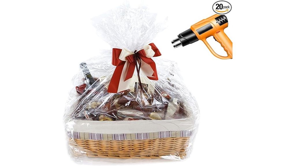 gift basket shrink wrap