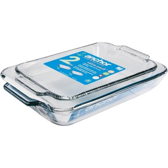 Anchor Hocking Glass Baking Dishes Set (2 & 3 Qt)