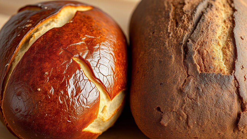 glossy crust airy crumb