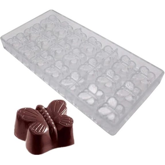 Goldbaking Butterfly Chocolate Mold (21 Cavities)