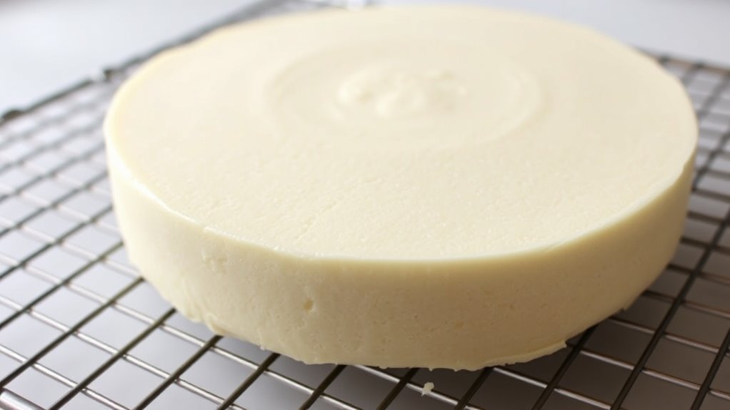 gradual cooling prevents crumbling