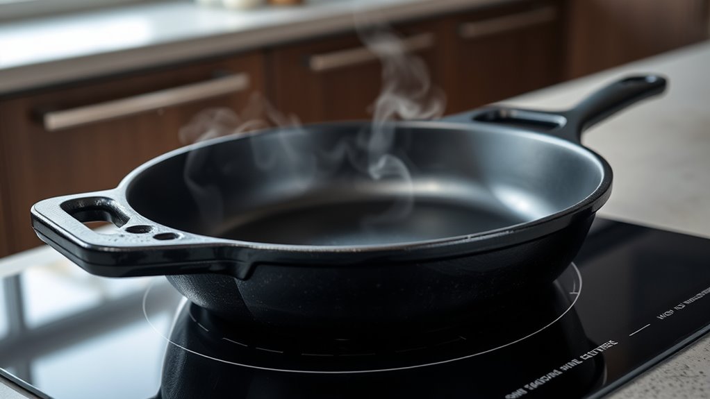 gradually heat for even