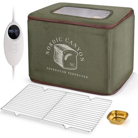 Bread Proofing Box with Temp & Timer (Green)