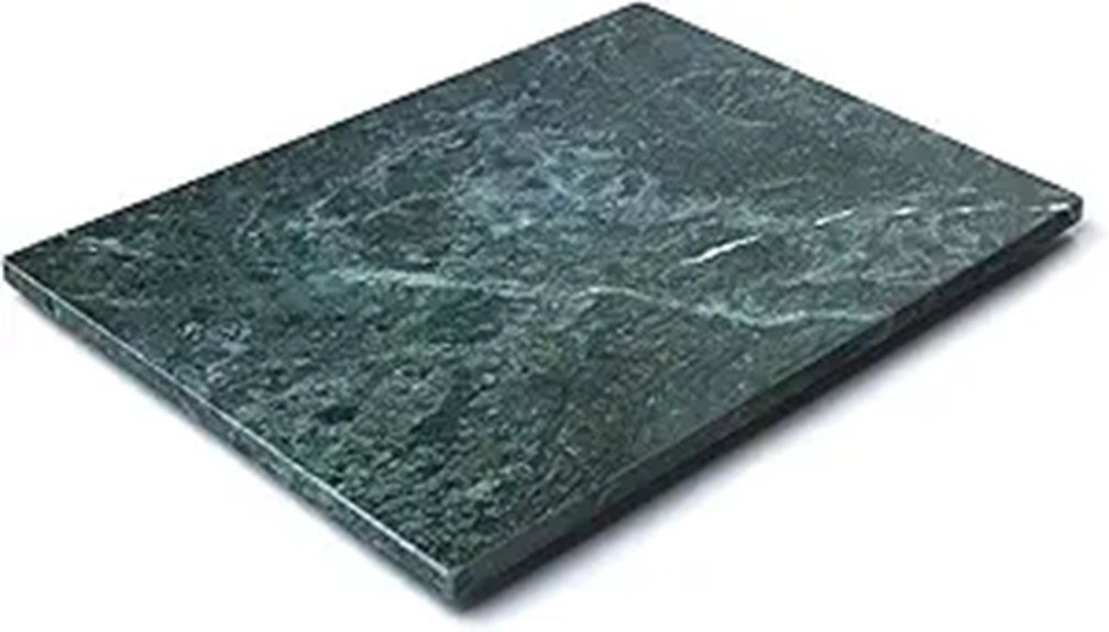 Fox Run Marble Pastry Board Green 12 x 16 x 0.5