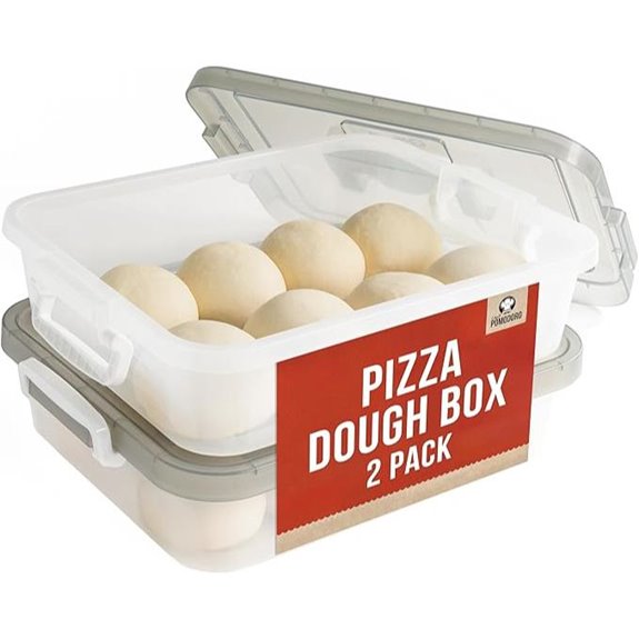 Chef Pomodoro Pizza Dough Proofing Box (Grey)