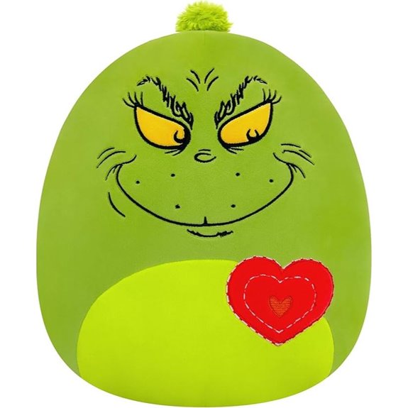 Squishmallows Grinch Plush 12in Official Jazwares