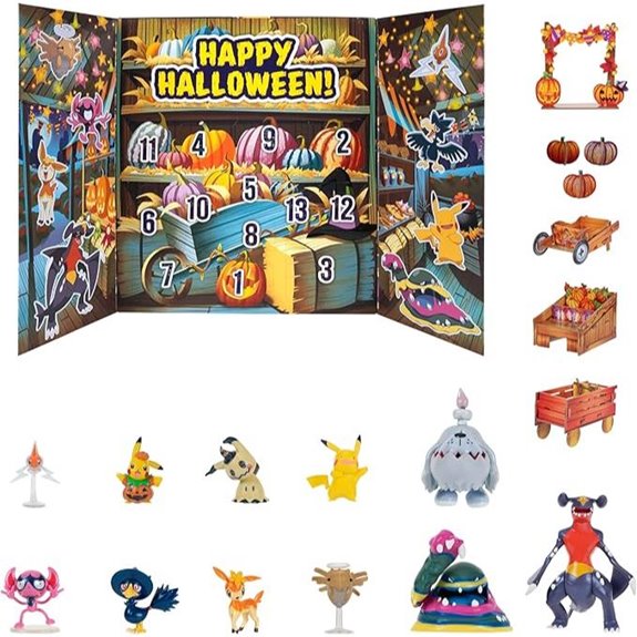 Pokemon Halloween Calendar 2025 with Figures & Accessories
