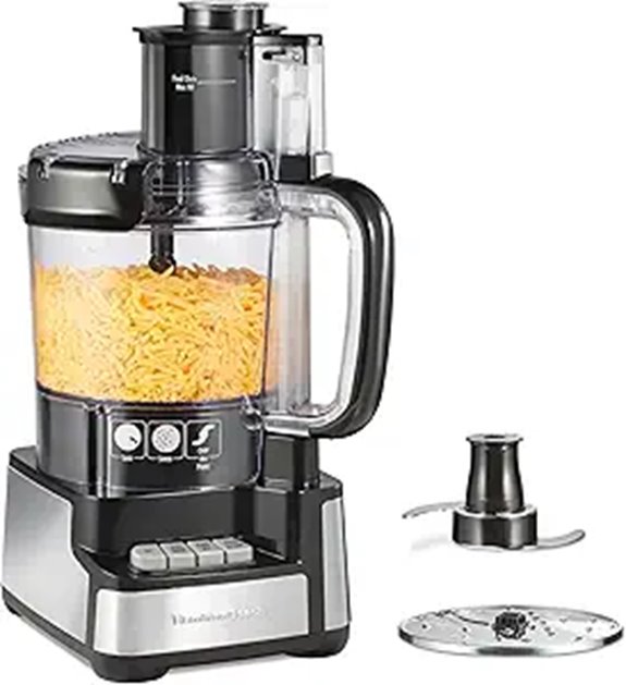 Hamilton Beach Food Processor & Chopper 12-Cup Black