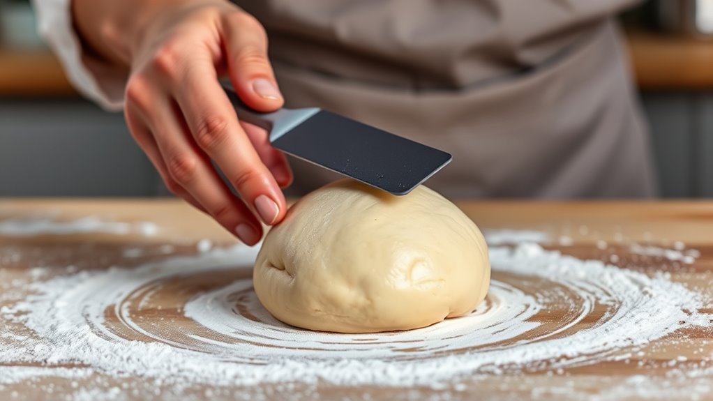 handle dough confidently smoothly