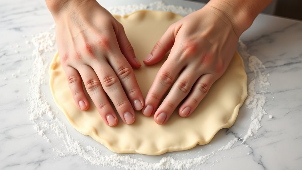 handle dough gently avoid overworking