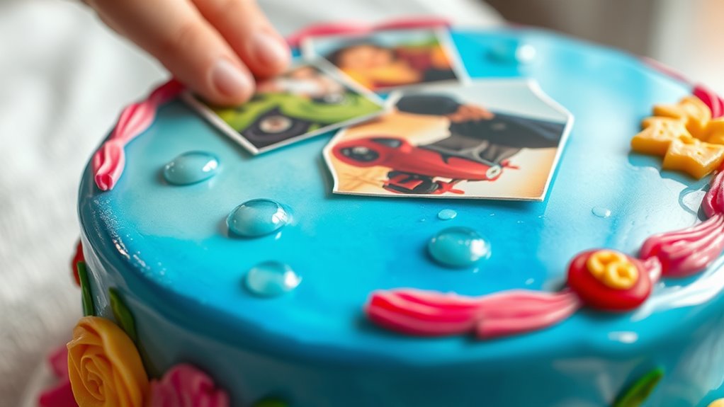 handle edible images carefully