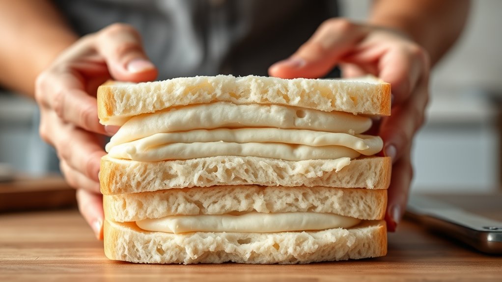 handle soft bread gently