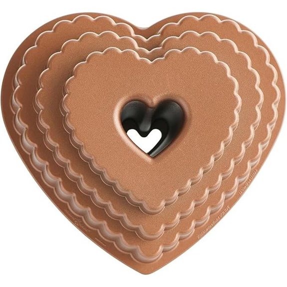 Nordic Ware Tiered Heart Bundt