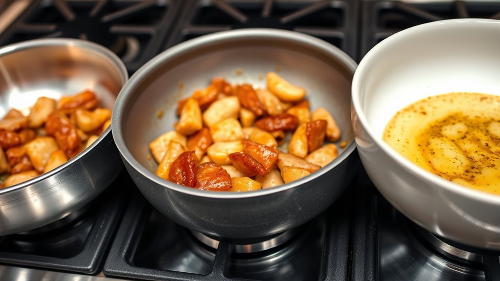 heat retention improves browning