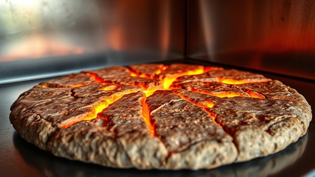 heat transfer optimizes pizza baking