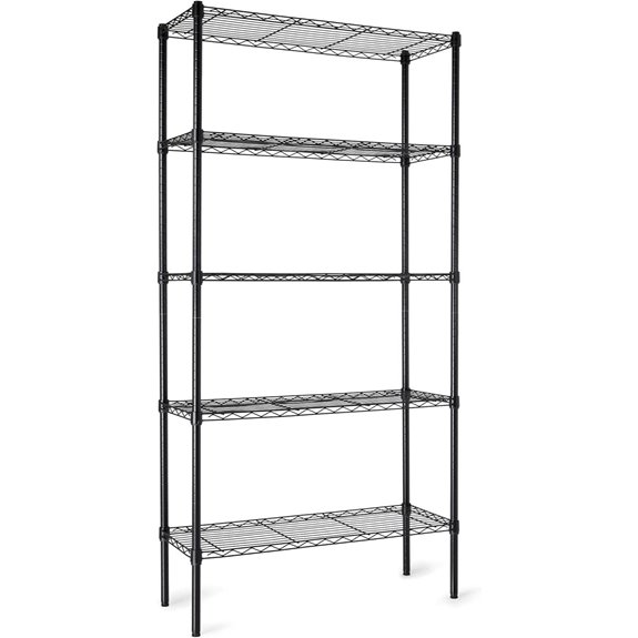 Amazon Basics Adjustable Heavy Duty Steel Wire Shelf