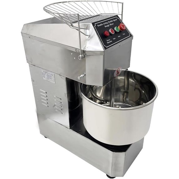 Commercial 20QT Dough Mixer with Dual Speed