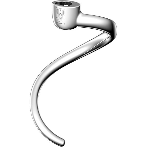 Durable Spiral Dough Hook for KitchenAid Mixers