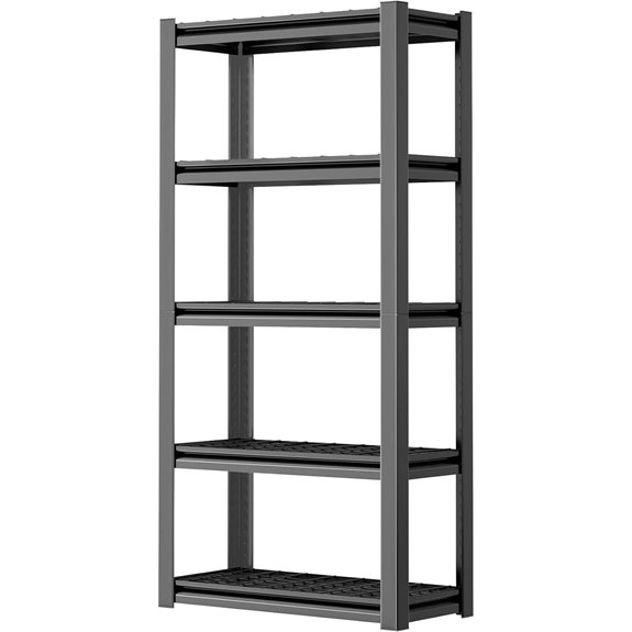 Heavy Duty 5-Tier Metal Storage Shelving Unit