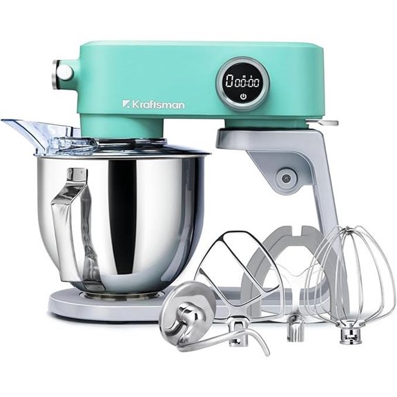 All-Metal 5.3-Quart Stand Mixer with Attachments