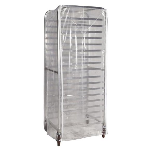 Winholt Bun Pan Rack Cover Heavy Duty Plastic 3 Zippers