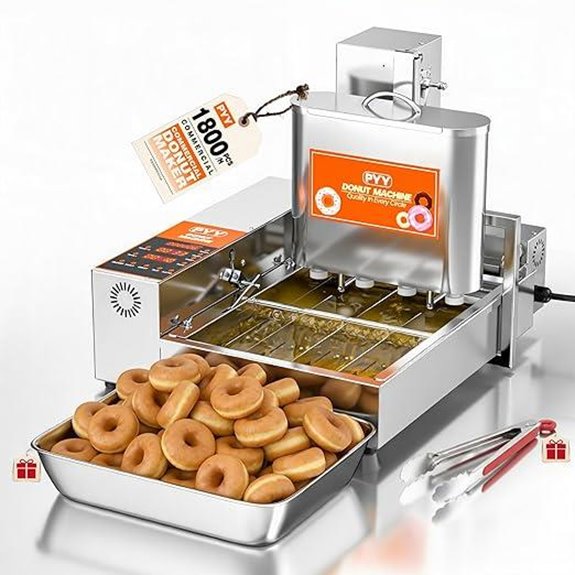PYY Commercial Mini Donut Maker 1800 Pcs/Hr
