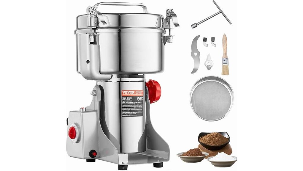 high capacity grain grinder