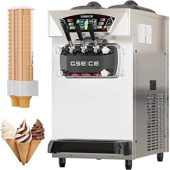 Commercial Soft Serve Ice Cream Maker (6.8-8.4 Gal/H)
