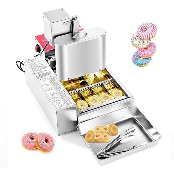 VEVOR Commercial Donuts Maker 240 pcs/hr Stainless Steel