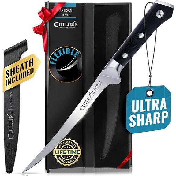 Cutluxe 7 High Carbon Fish & Meat Fillet Knife
