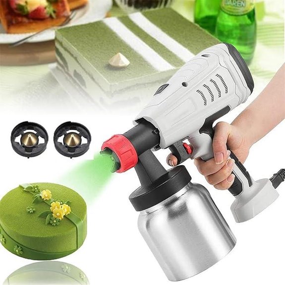 800W Chocolate Spray Gun for Cake Decorating