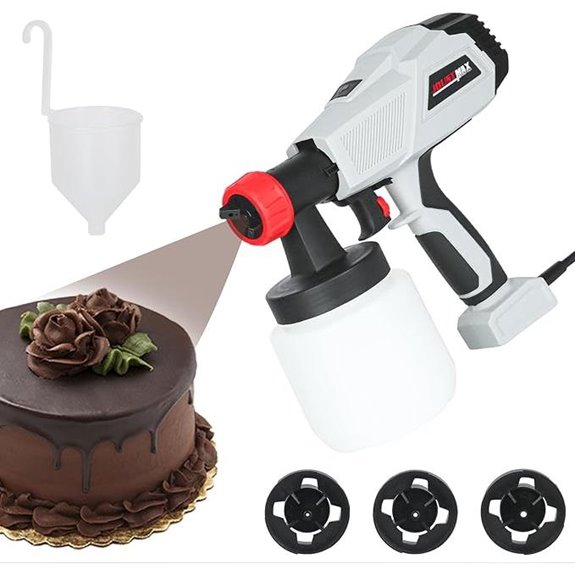 500W Chocolate Spray Gun with Nozzles and Patterns
