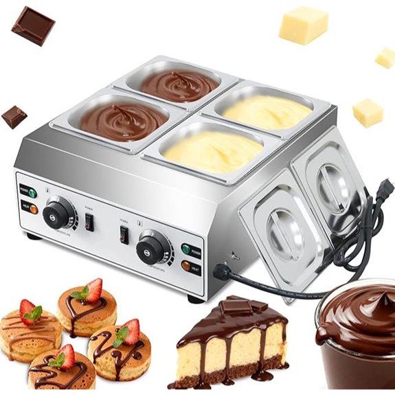 Chocolate Melting Pot 2000W Commercial Tempering Machine