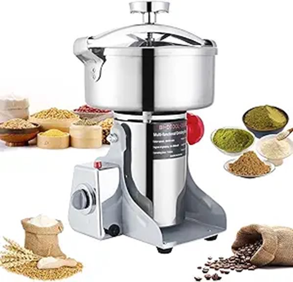 high power stainless steel grinder