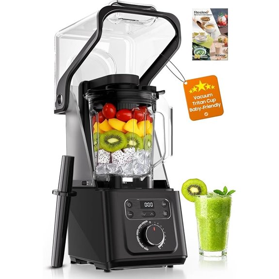Vacuum Blender 35000RPM with Self-Clean & Quiet Shield