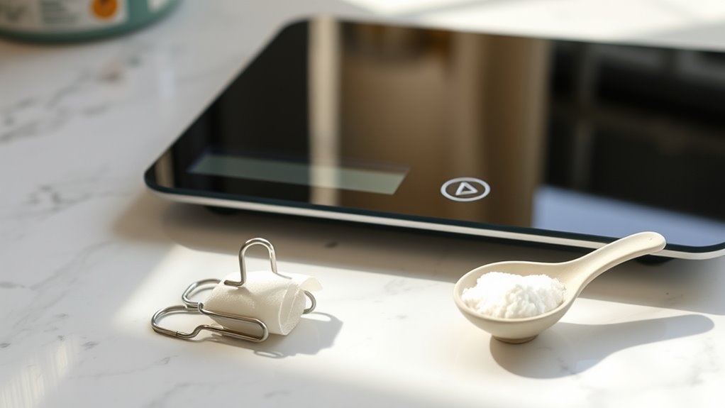 household items verify scale accuracy