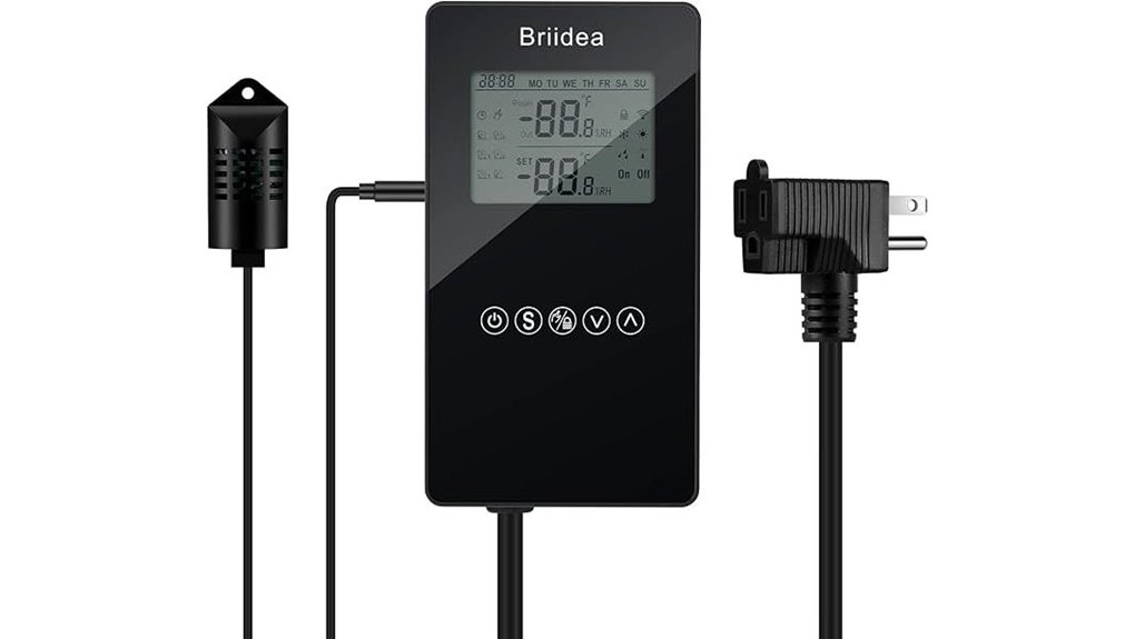 humidity control with display