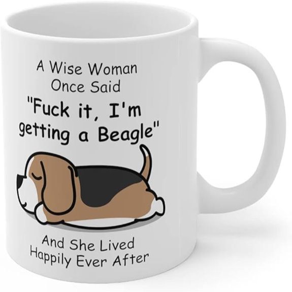 humorous dog mom mug