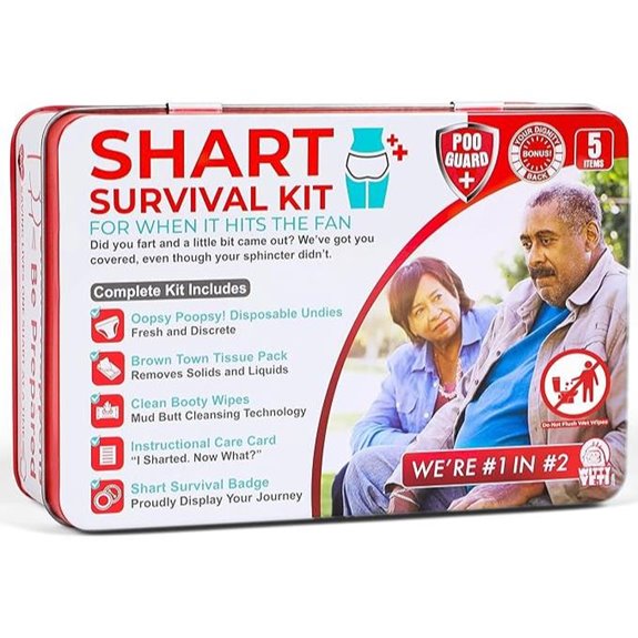 Funny Shart Survival Kit Gag Gift Set