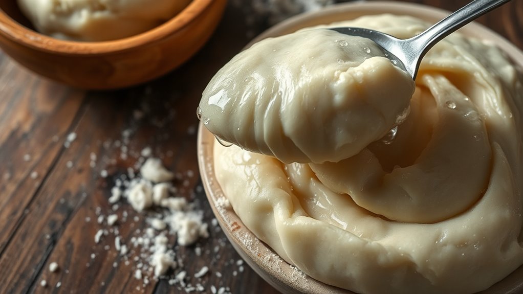 hydration enhances gluten structure