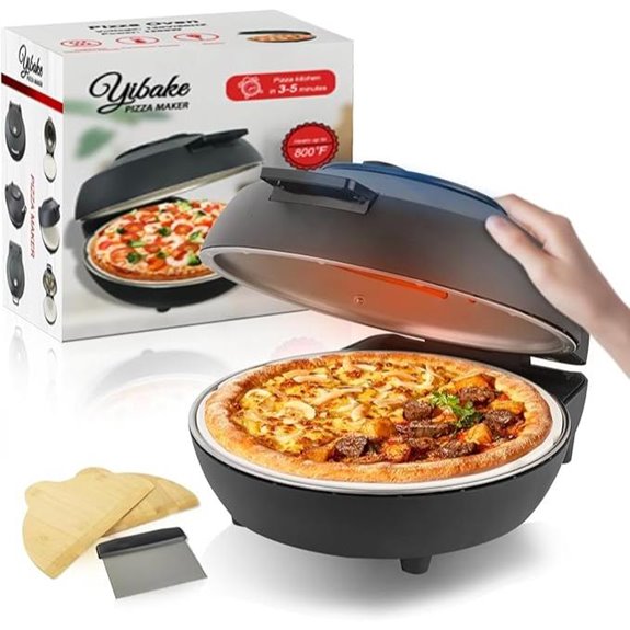 Indoor Electric Pizza Oven with Ceramic Stone